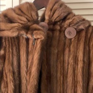 Authentic full length fendi fur coat
